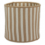 Colonial Mills Basket Baja Stripe Basket Natural Round