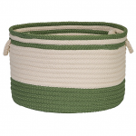 Colonial Mills Basket Bar Harbour Basket Moss Green Round