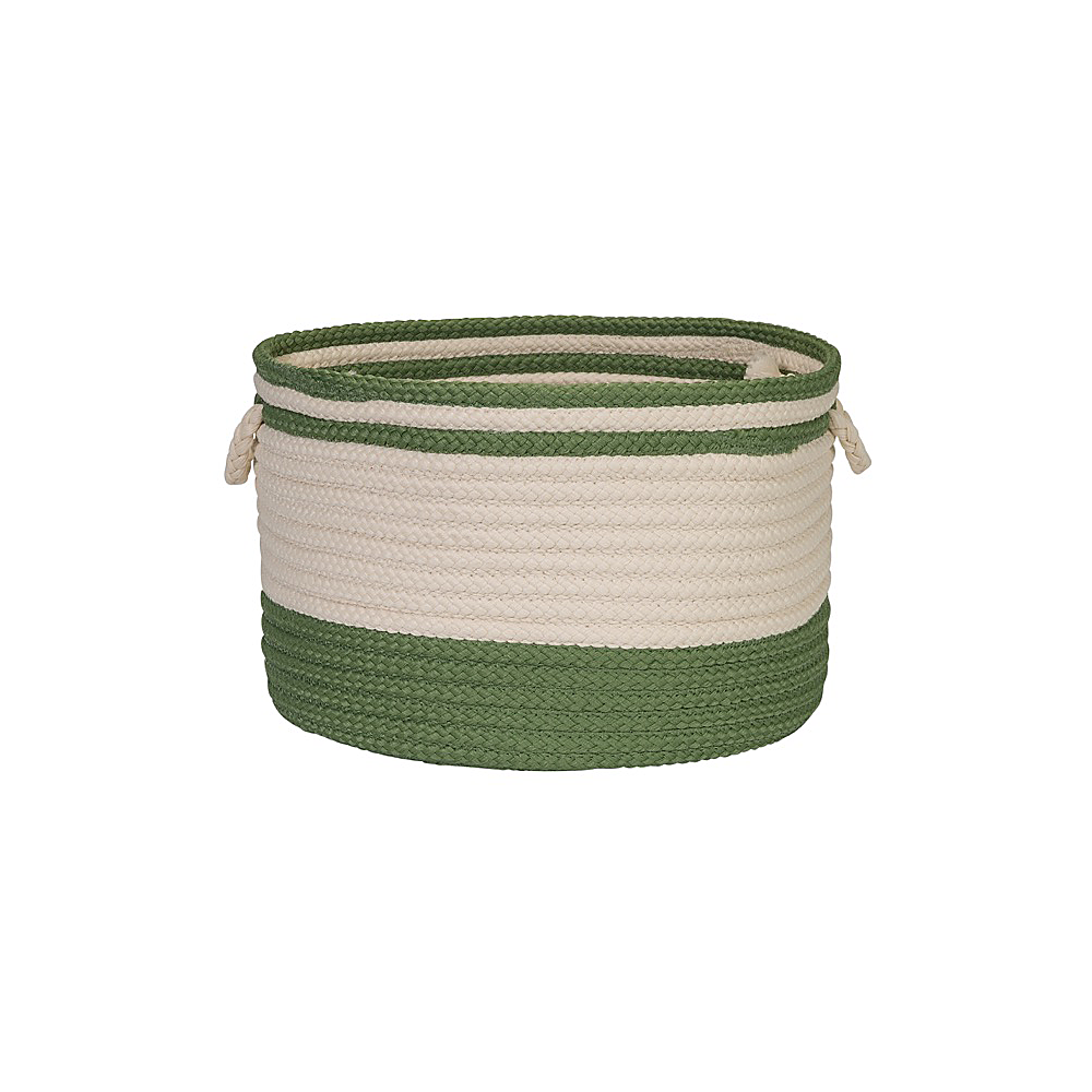 Colonial Mills Basket Bar Harbour Basket Moss Green Round