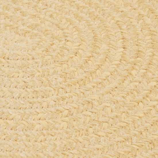 Colonial Mills Rug Barefoot Chenille Bath Rug Yellow Oval