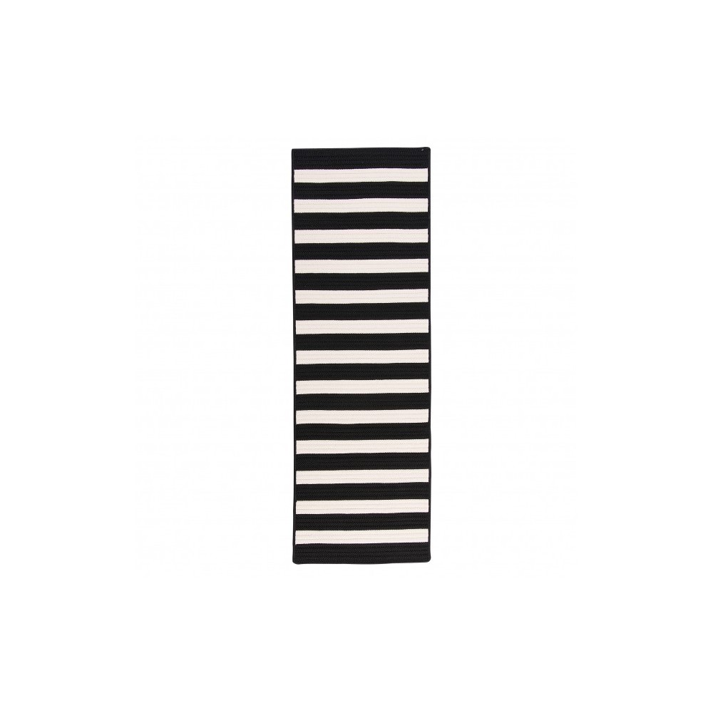 Colonial Mills Rug Bayamo Runner Black Runner (Rectangle) Colonial Mills Rug Bayamo Runner Black Runner (Rectangle)