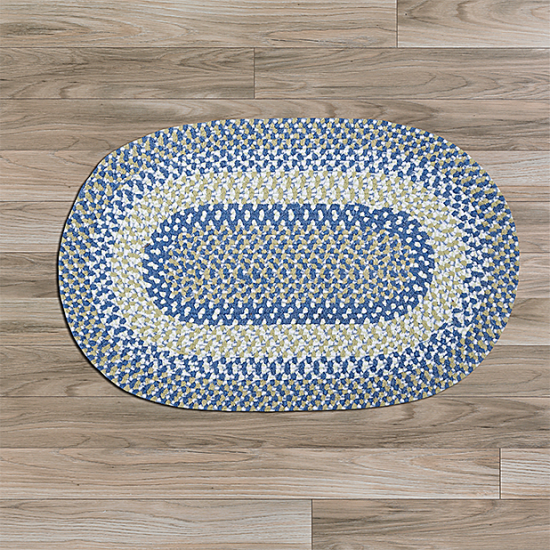 Colonial Mills Rug Blokburst Blueberry Pie Oval