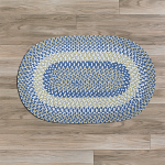 Colonial Mills Rug Blokburst Blueberry Pie Runner (Oval)