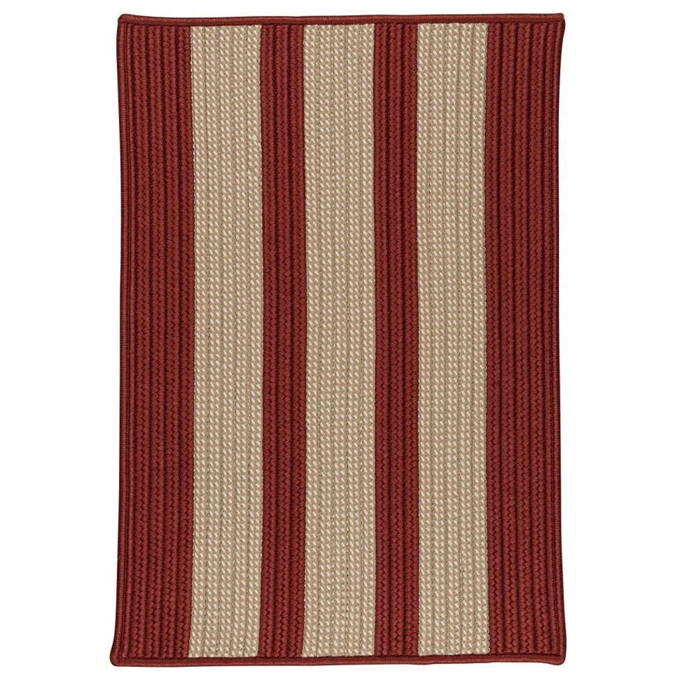 Colonial Mills Rug Boat House Rust Red Rectangle