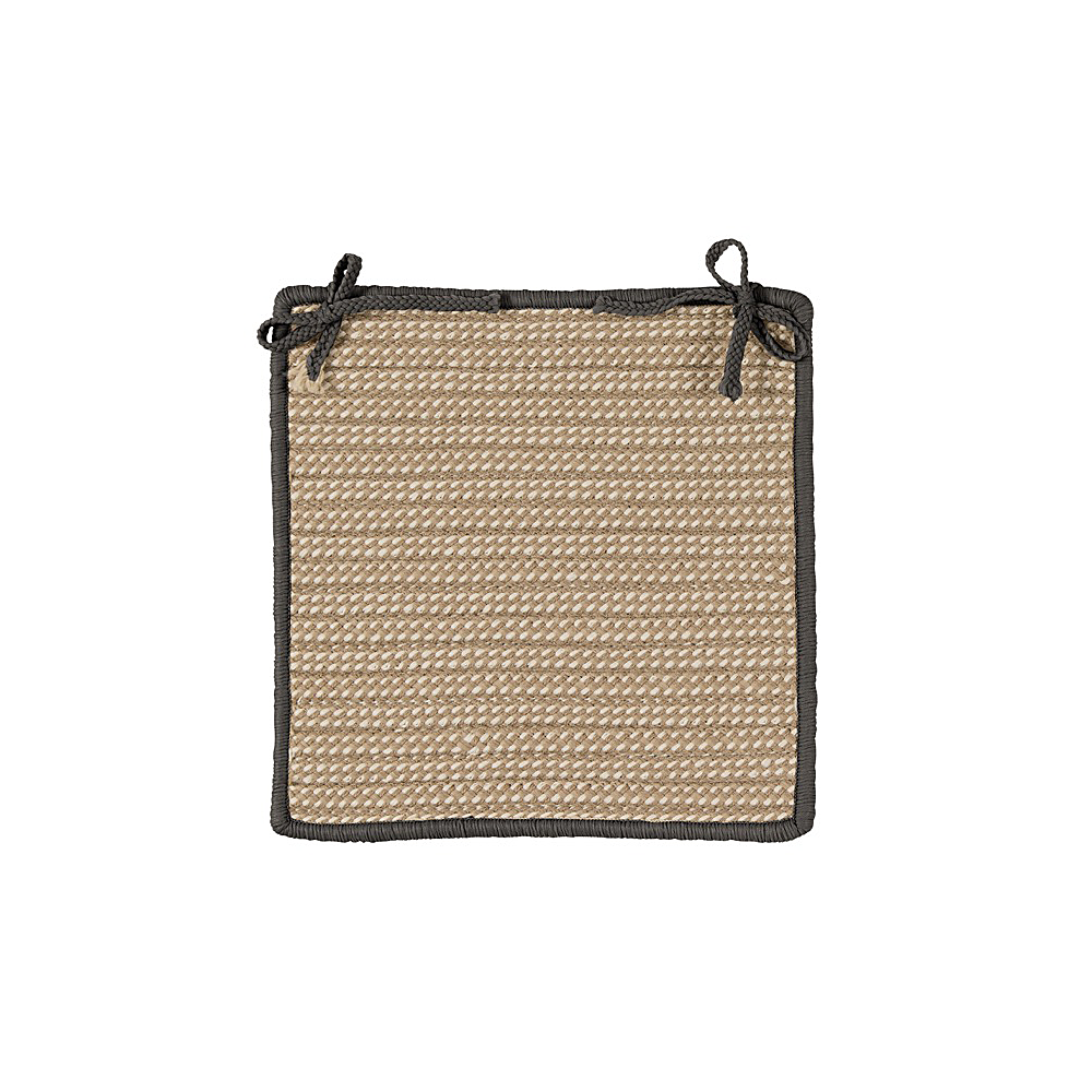 Colonial Mills Chair Pad Boat House Gray Chair Pad Colonial Mills Chair Pad Boat House Gray Chair Pad