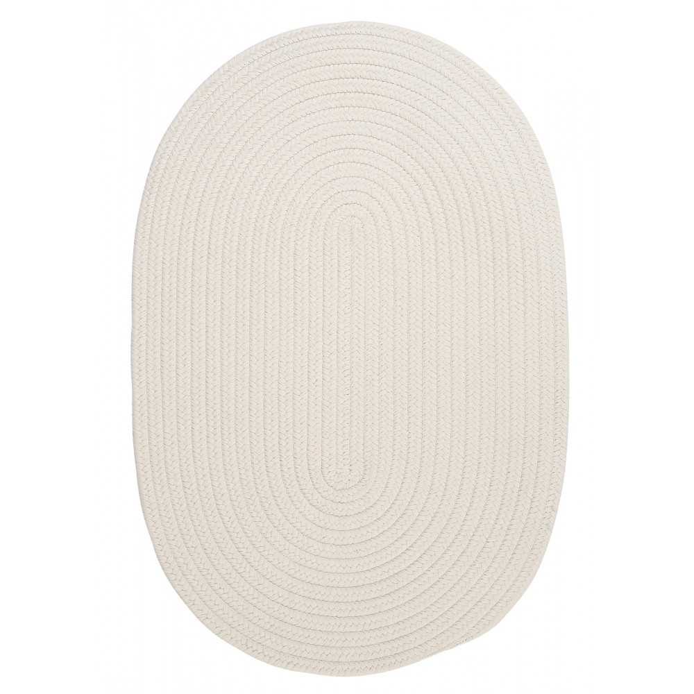 Colonial Mills Rug Boca Raton White Oval