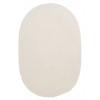 Colonial Mills Rug Boca Raton White Oval