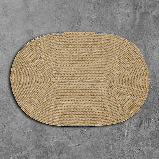 Colonial Mills Rug Boca Raton Cuban Sand Oval