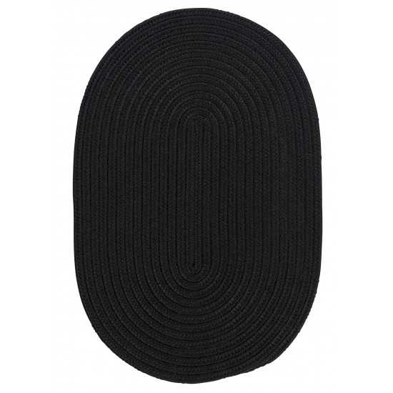 Colonial Mills Rug Boca Raton Black Runner (Oval)