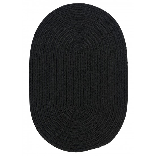 Colonial Mills Rug Boca Raton Black Runner (Oval)