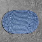 Colonial Mills Rug Boca Raton Blue Ice Runner (Oval)