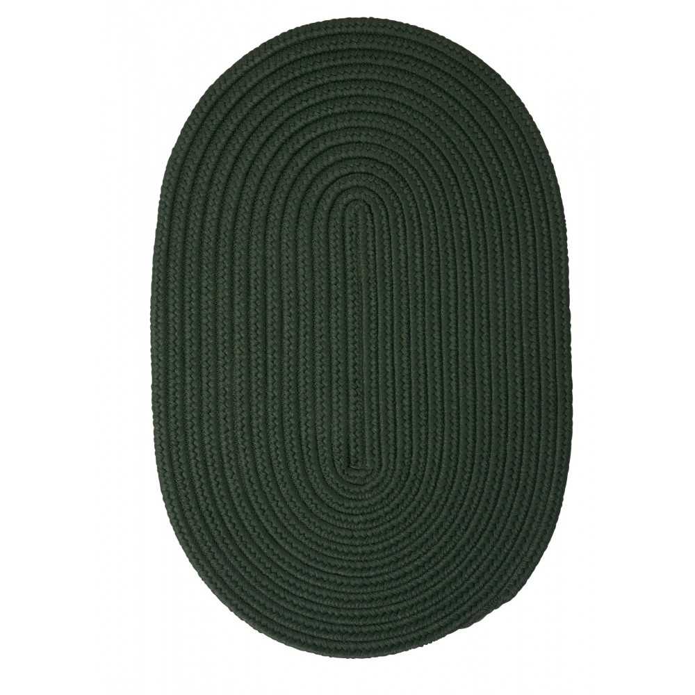 Colonial Mills Rug Boca Raton Dark Green Runner (Oval)