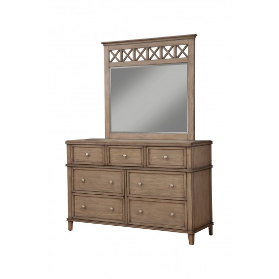 Potter 7 Drawer Dresser, French Truffle