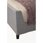 Amber California King Upholstered Bed, Grey Linen