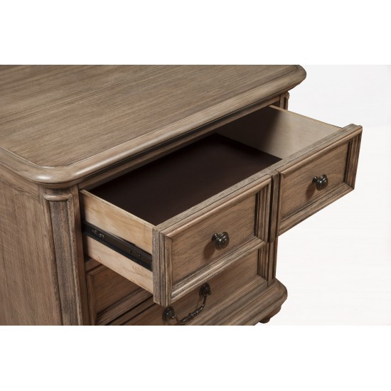 Melbourne 2 Drawer Nightstand, French Truffle