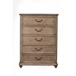 Melbourne 5 Drawer Chest, French Truffle