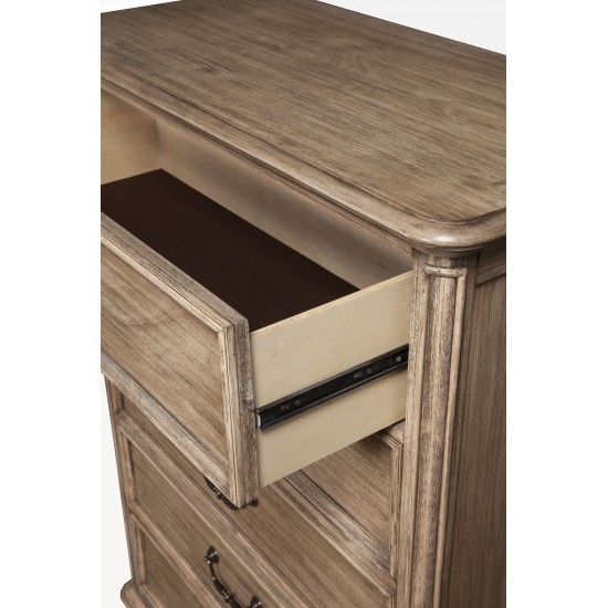 Melbourne 5 Drawer Chest, French Truffle