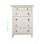 Winchester 5 Drawer Chest, White