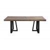 Prairie Rectangular Dining Table, Natural/Black
