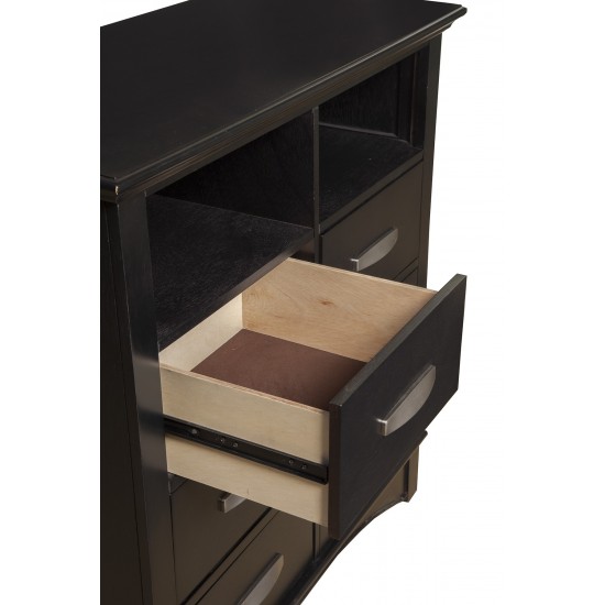 Madison 6 Drawer TV Media Chest, Dark Espresso