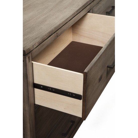 Sydney 6 Drawer Dresser, Weathered Grey