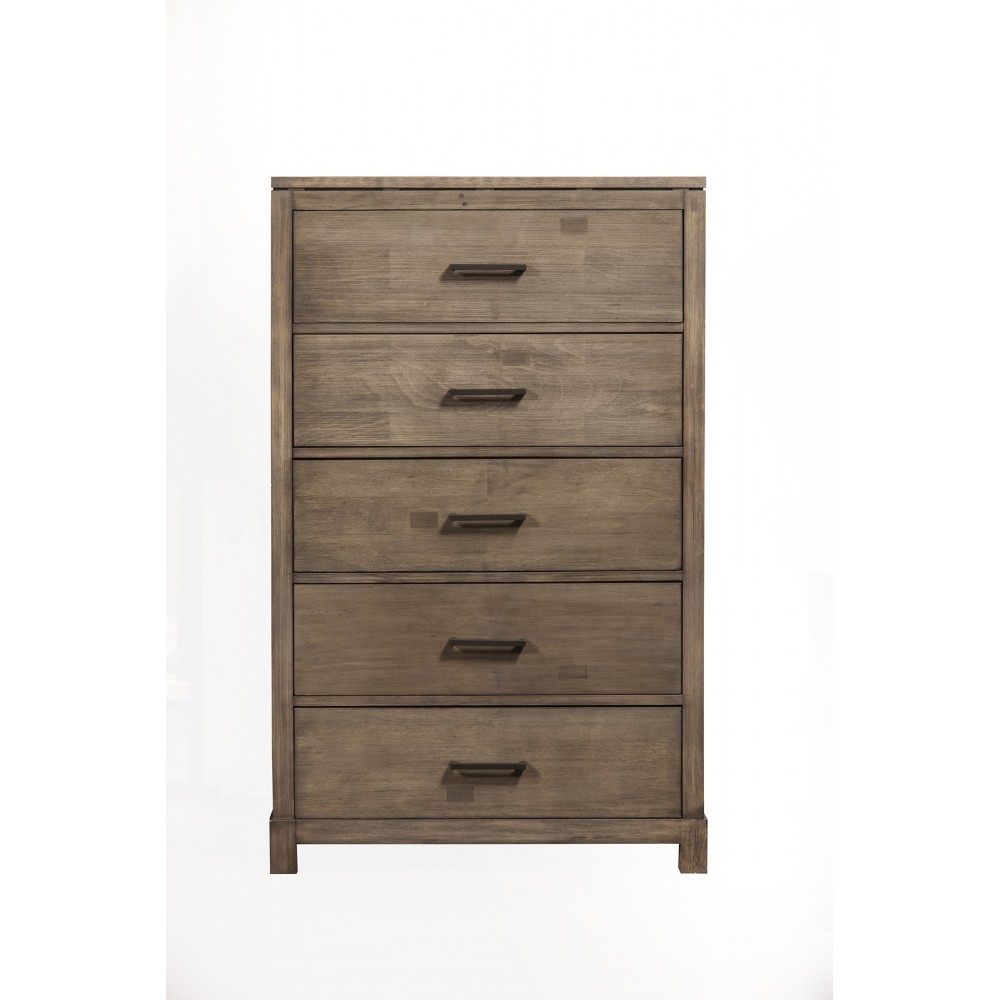 Sydney 5 Drawer Chest, Weathered Grey