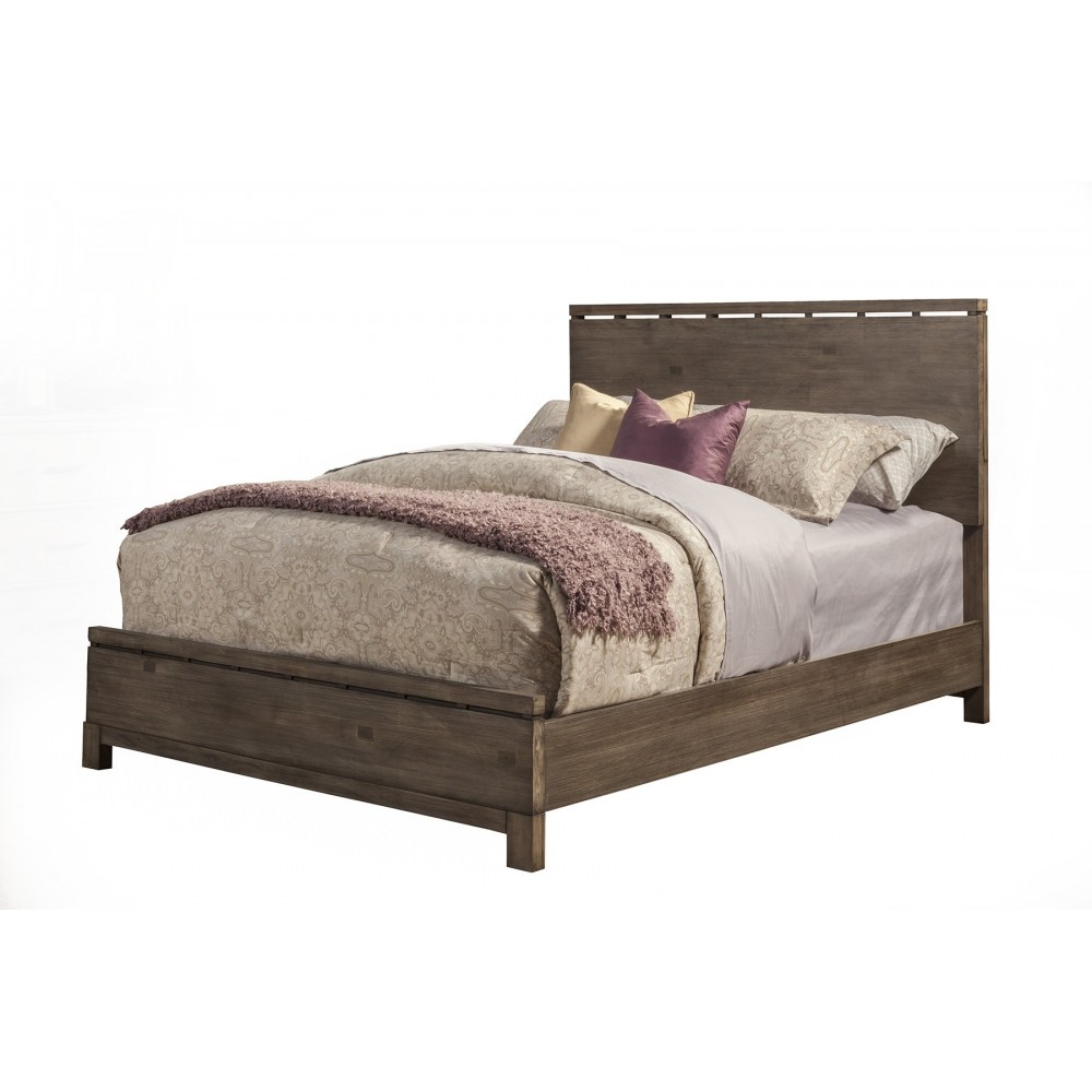 Sydney Standard King Panel Bed, Weathered Grey Sydney Standard King Panel Bed, Weathered Grey