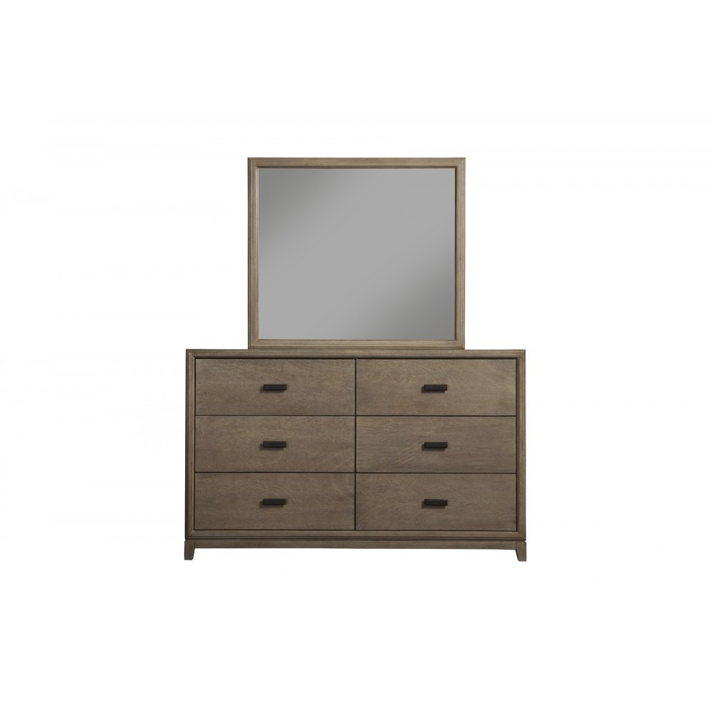 Camilla 6 Drawer Dresser, Antique Grey