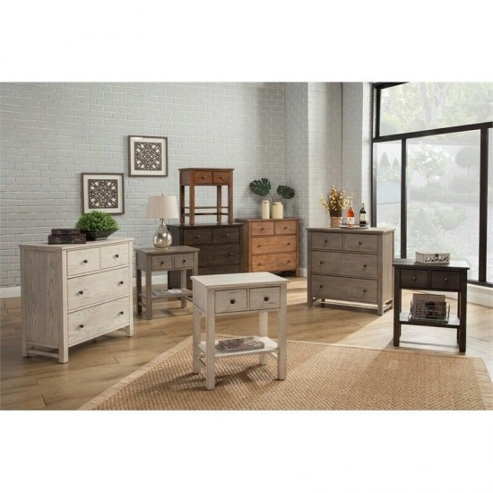 Classic Nightstand, Gray