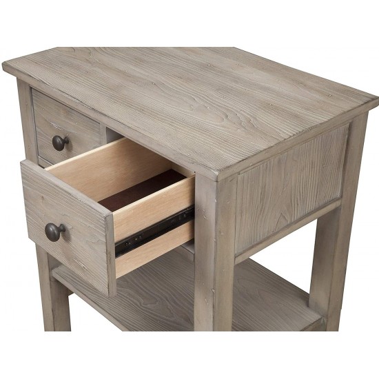 Classic Nightstand (Salvaged Grey)