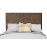 Brown Pearl Queen Headboard, Brown Bronze