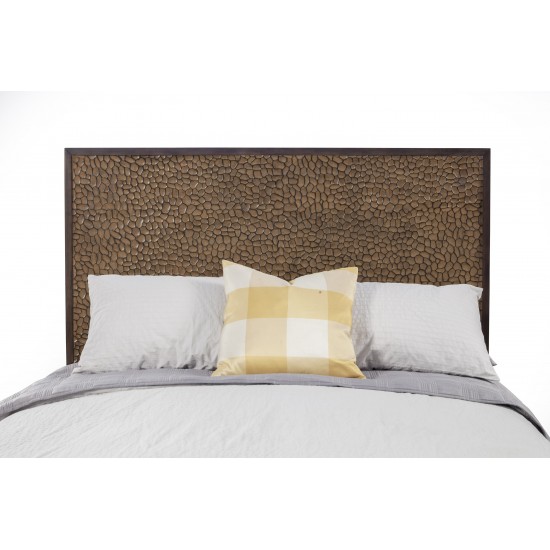 Brown Pearl Queen Headboard, Brown Bronze