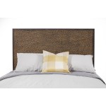 Brown Pearl California King Headboard, Brown Bronze