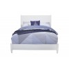 Tranquility California King Panel Bed, White