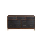 Belham 7 Drawer Dresser, Dark Walnut