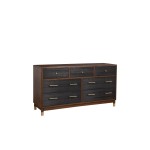 Belham 7 Drawer Dresser, Dark Walnut