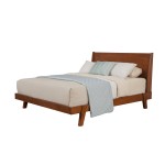 Dakota Queen Platform Bed, Acorn