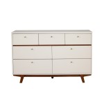 Dakota 7 Drawer Dresser, Acorn