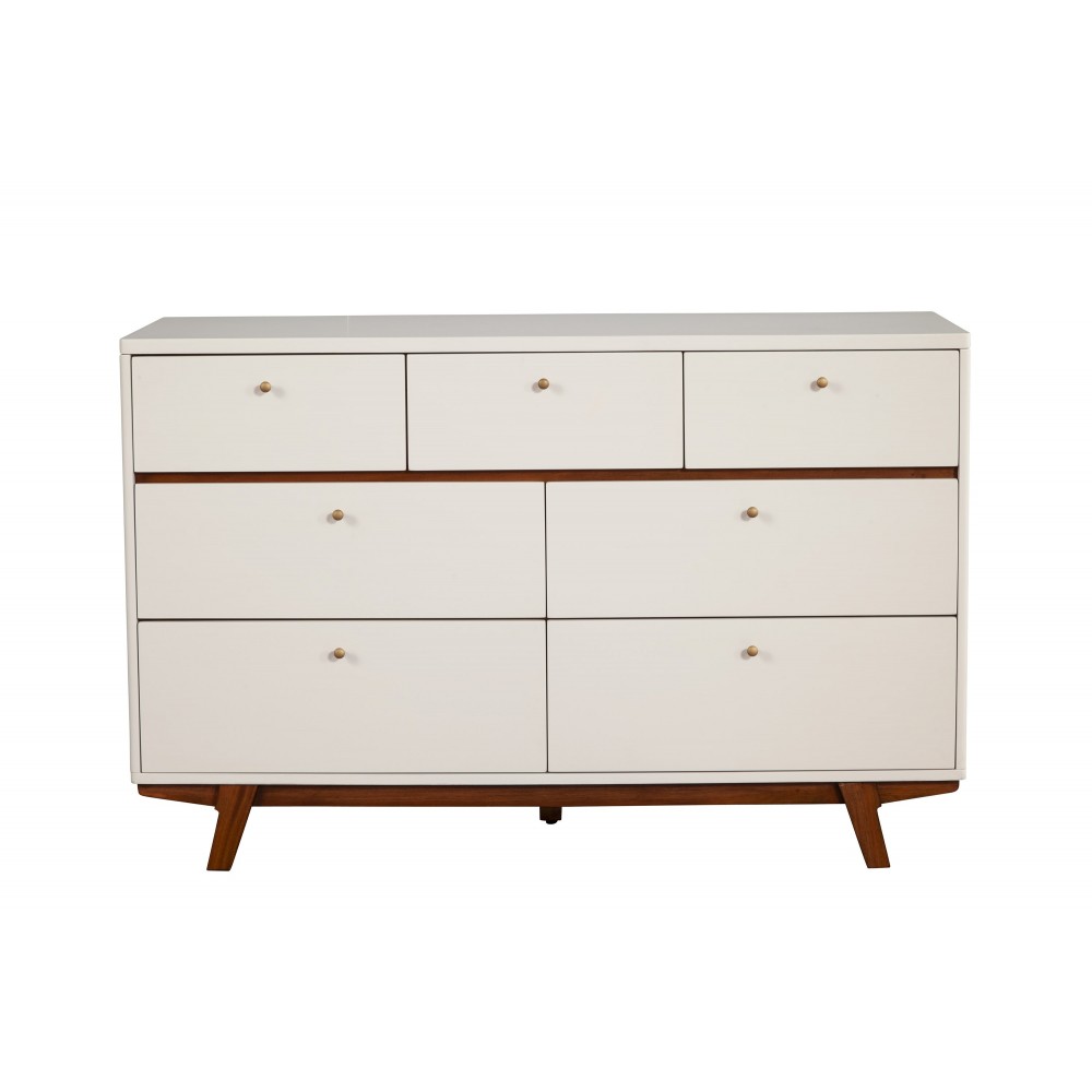 Dakota 7 Drawer Dresser, Acorn