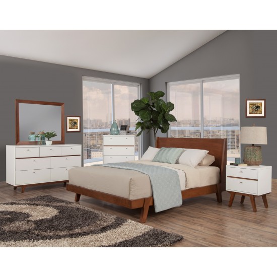 Dakota California King Platform Bed, Acorn