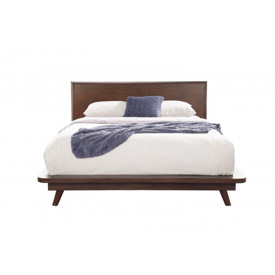 Gramercy Queen Platform Bed, Walnut