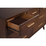 Gramercy 7 Drawer Dresser, Walnut