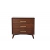 Gramercy 3 Drawer Small Chest, Walnut