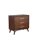 Gramercy 3 Drawer Small Chest, Walnut