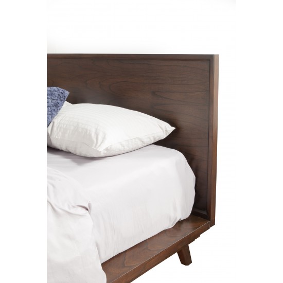 Gramercy Full Size Platform Bed, Walnut