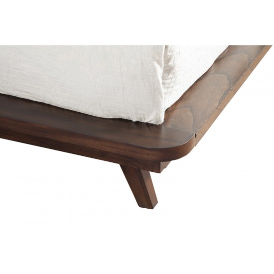 Gramercy Full Size Platform Bed, Walnut