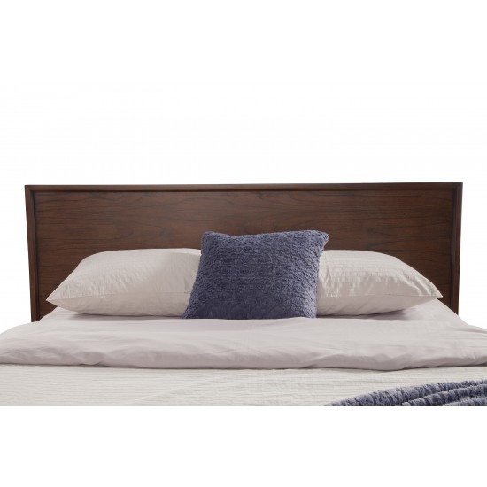 Gramercy Full Size Platform Bed, Walnut