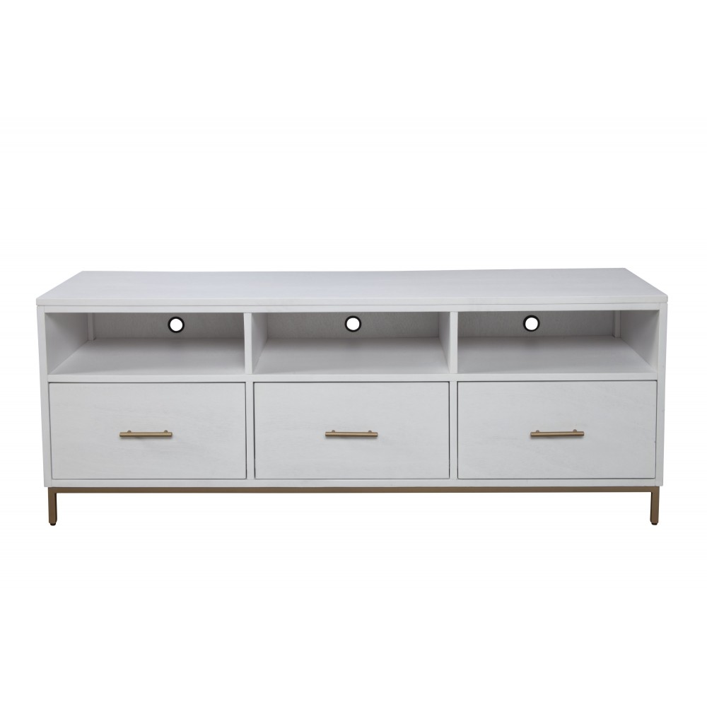 Madelyn TV Console, White