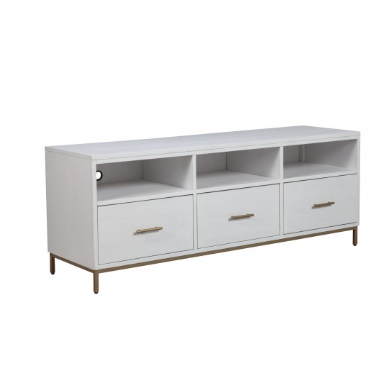 Madelyn TV Console, White