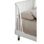Madelyn Standard King Slat Back Platform Bed, White